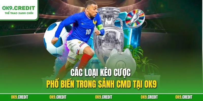 Các loại kèo cược phổ biến trong Sảnh CMD tại  OK9