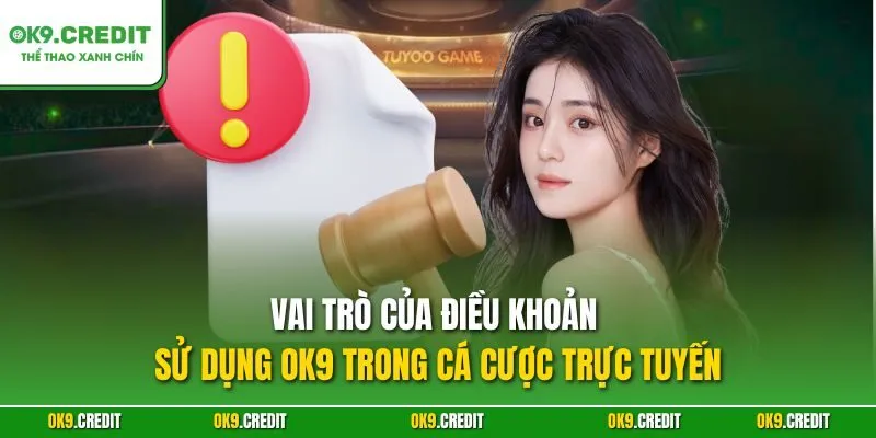 Vai trò của điều khoản sử dụng OK9 trong cá cược trực tuyến
