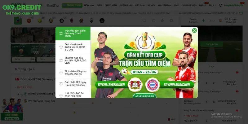 Ưu đãi nổi bật OK9 giành cho người chơi